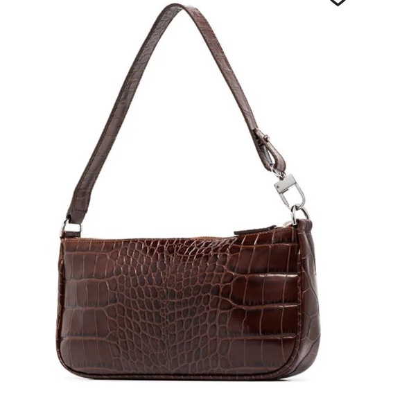 BY FAR Brown Crocodile Rachel bag - Picture 3 of 13